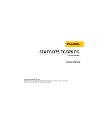 Thumbnail of document Manual - 376 FC True-RMS AC/DC Clamp Meter with iFlex